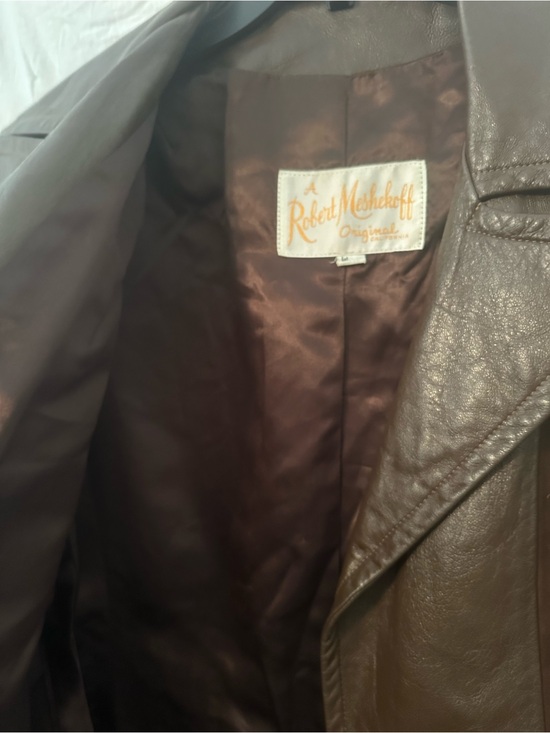 Robert meshekoff Jackets & Blazers - Women's Chocolate Brown Leather Jacket